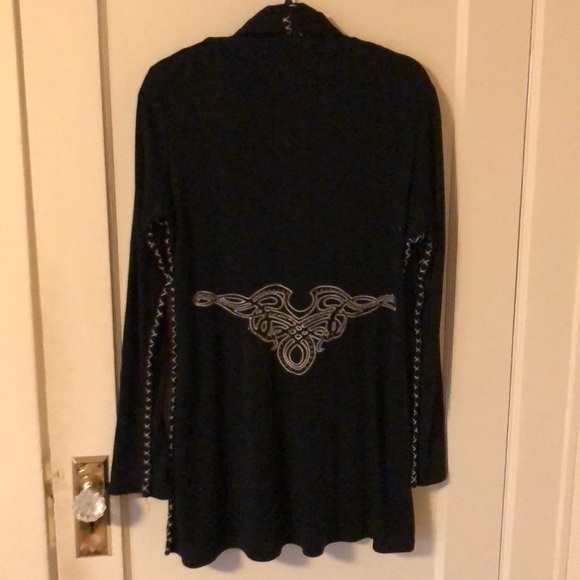 Tail Bait Embroidered Cardigan - Picture 4 of 4